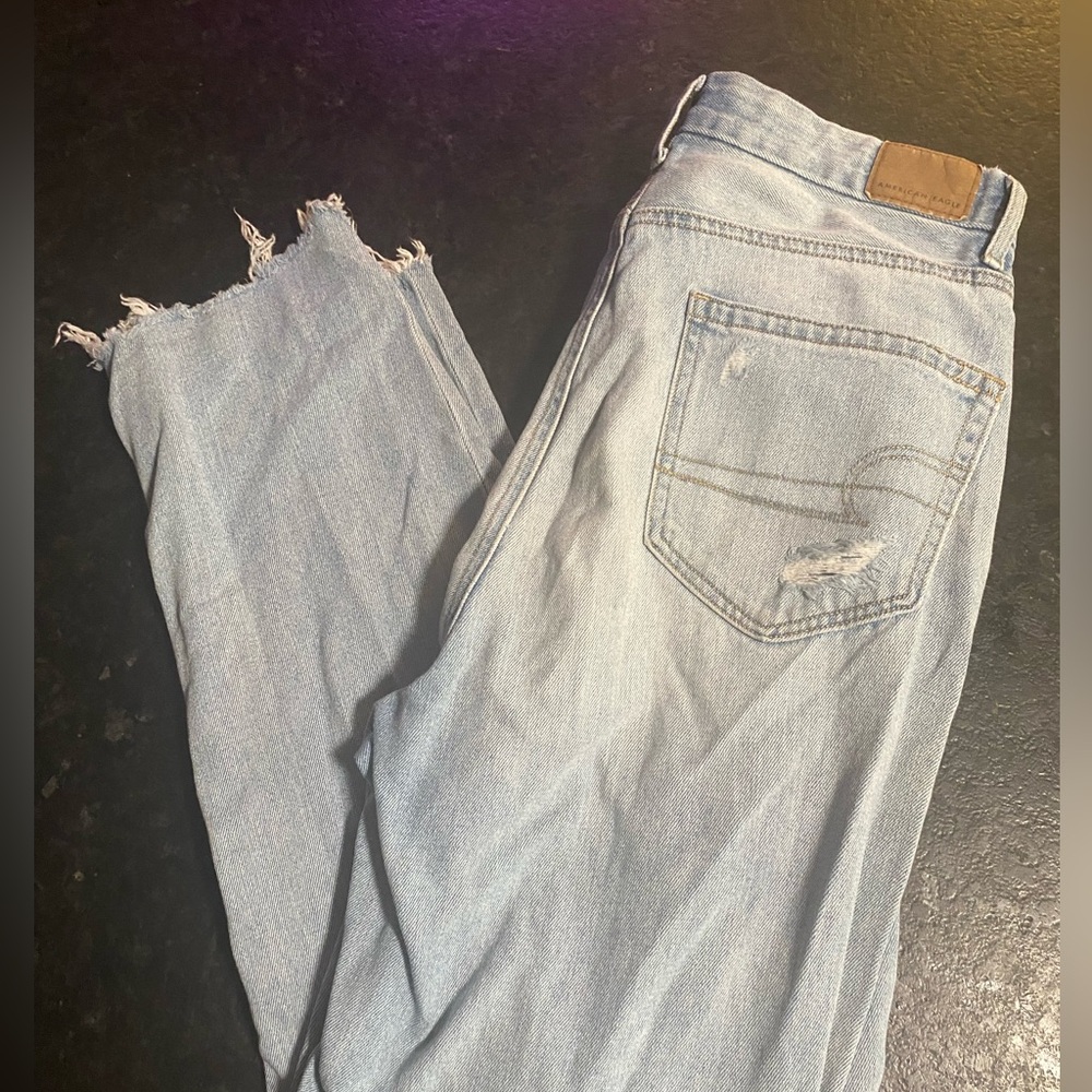 Light Blue American Eagle Distressed Jeans